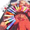 Colored Diamond Gradient Diamond Paint Drills Pen Set with 5 Nibs,  DIY Diamond Art Accessories