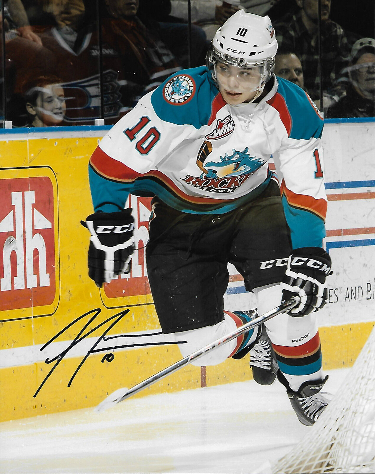 Kelowna Rockets Nick Merkley Signed Autographed 8x10 WHL Photo Poster painting COA E