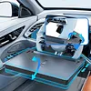 Car Steering Wheel Tray Car Desk for Eating Food Drink and Writing Laptop Work