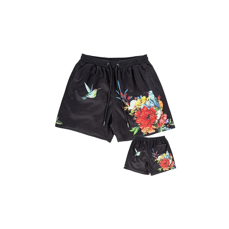  Flower Nest Street Fashion Hip Hop Mesh Shorts SOPULA