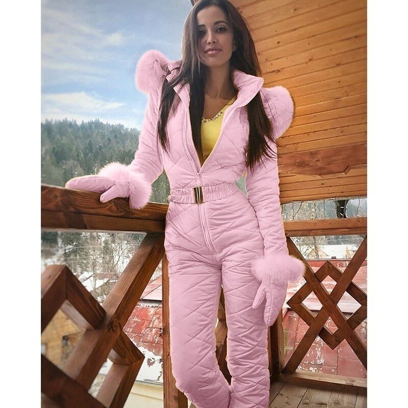  thdmladies Outdoor Bodysuit Hoodie Ski Suit Coat thedmladies