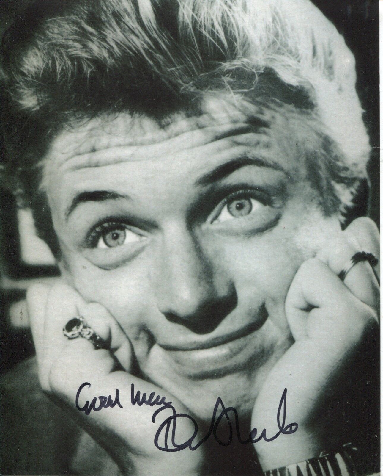 Actor, Singer & Entertainer TOMMY STEELE signed 8x10 Photo Poster painting UACC DEALER