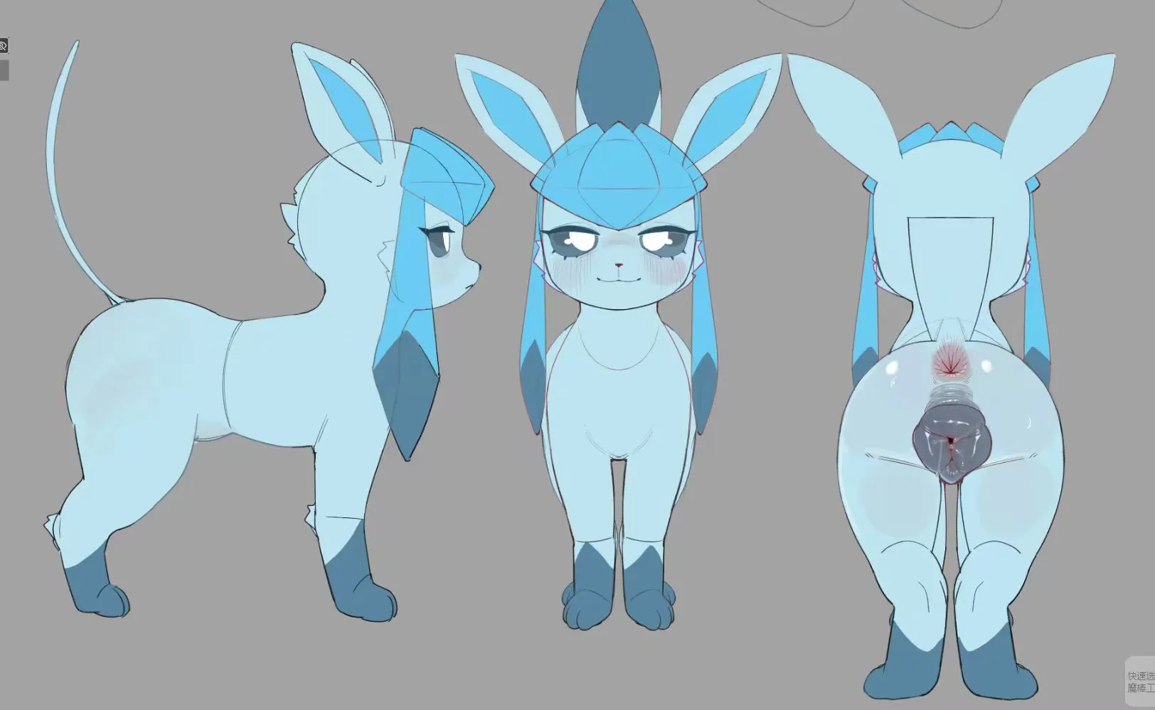 Spirit Demon Studio - Glaceon Doll Beast Form Pok&eacute;mon (Adult 18+)-