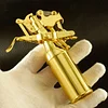 Handmade Brass Desktop Capitol Kerosene Lighter Super Long Standby Personality Creative Automatic Mechanical Antique Lighter (no fuel)