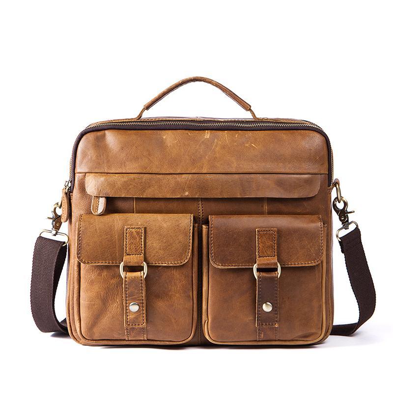 Vintage Durable Large Capacity Shoulder Bags Handbags  Briefcase