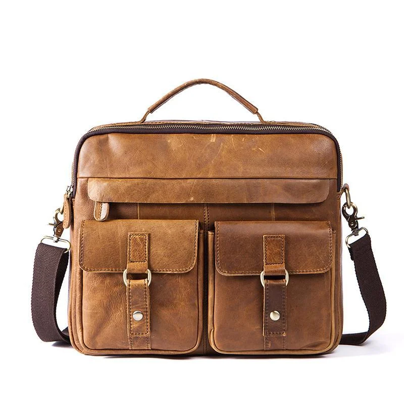 Vintage Durable Large Capacity Shoulder Bags Handbags  Briefcase