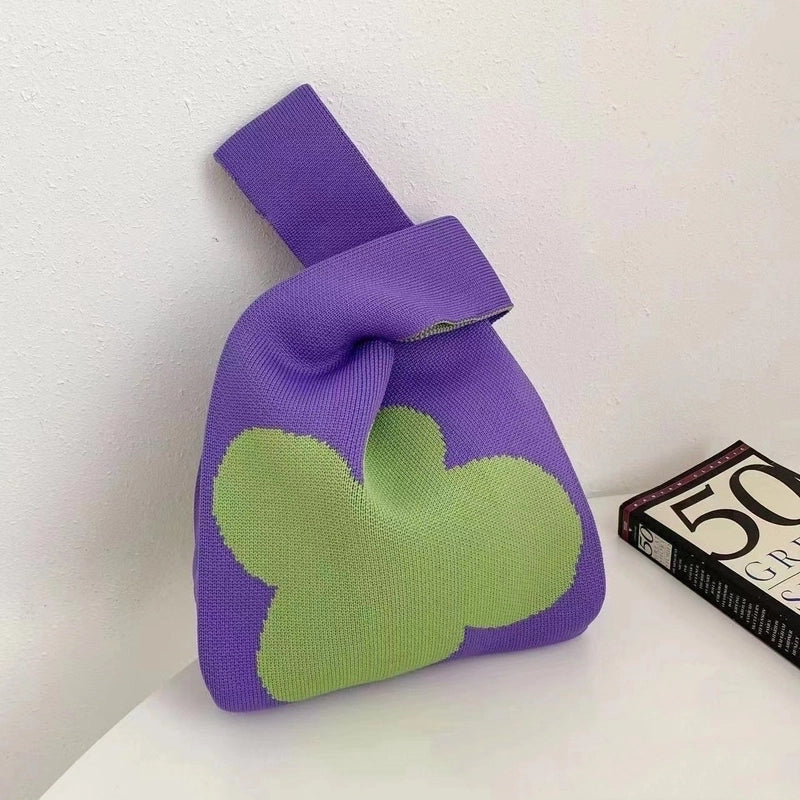 Korean Style Spring And Summer New Arrival Women’s Bag Handbag Bag Fashionable Simple Niche Knitted Bag Vesel Bag Crossbody Bag