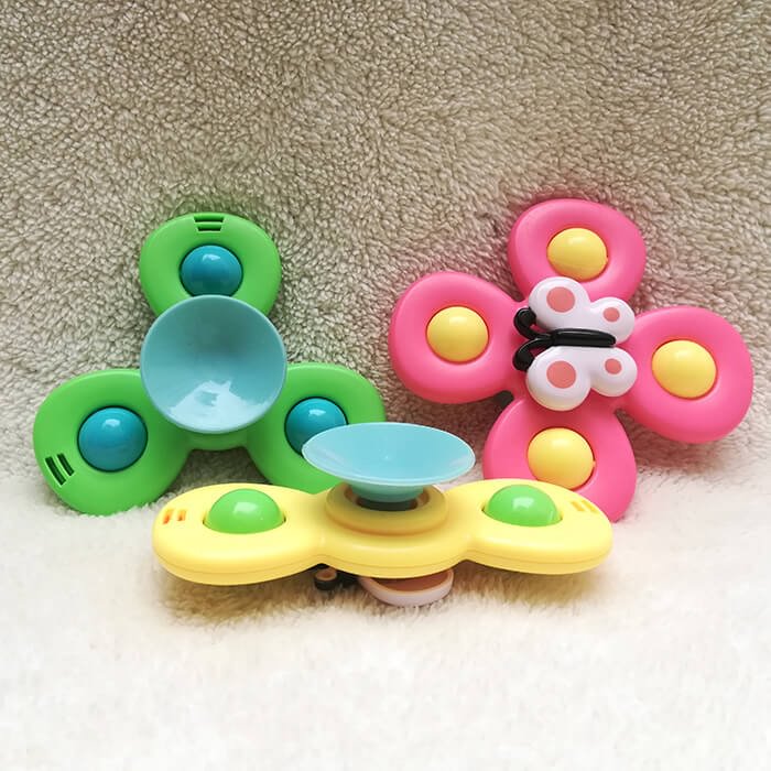 Baby Spinners/ Silicone Spinning Top Toys for Kids & Toddlers