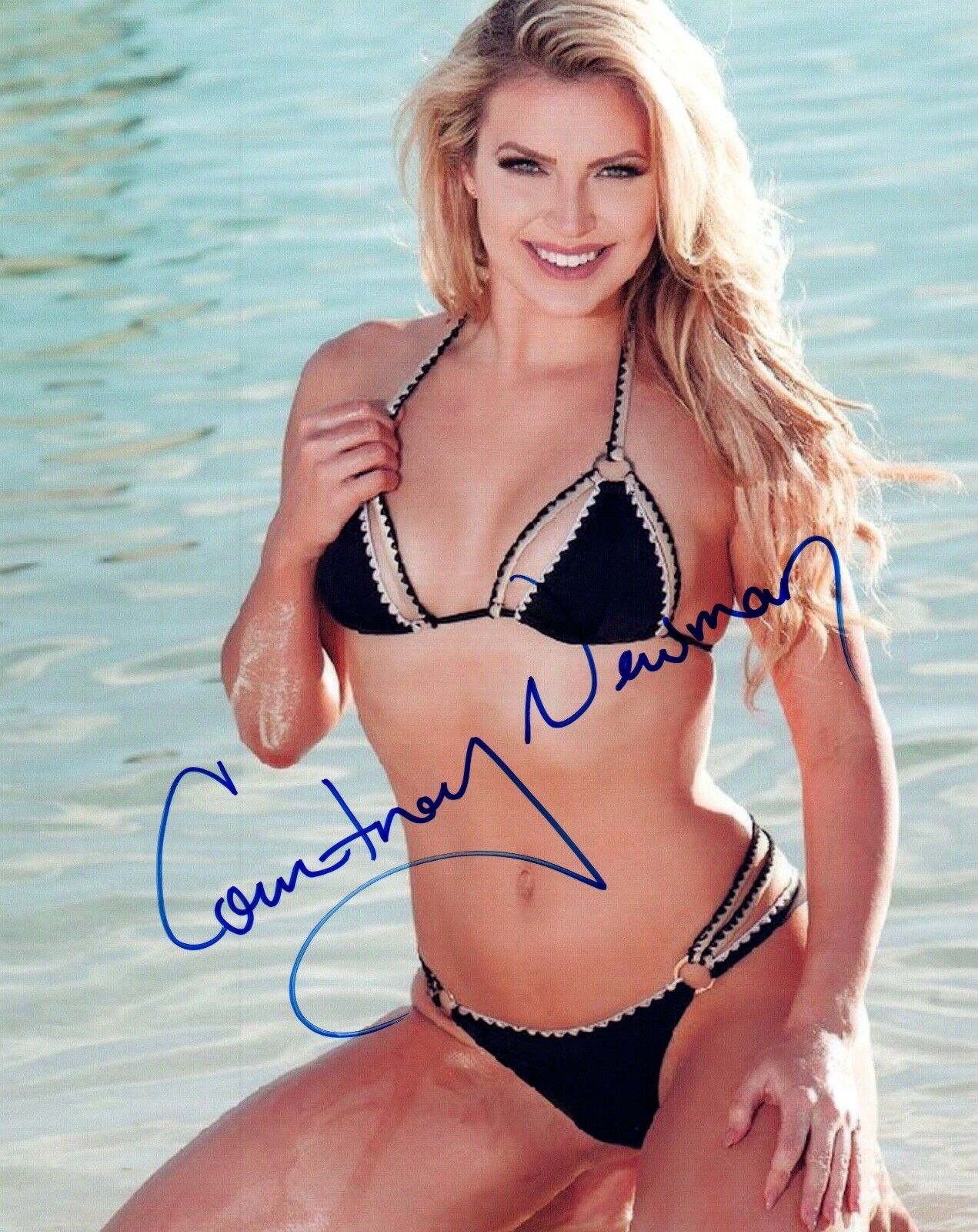 Courtney Newman Signed Autographed 8x10 Photo Poster painting Model COA