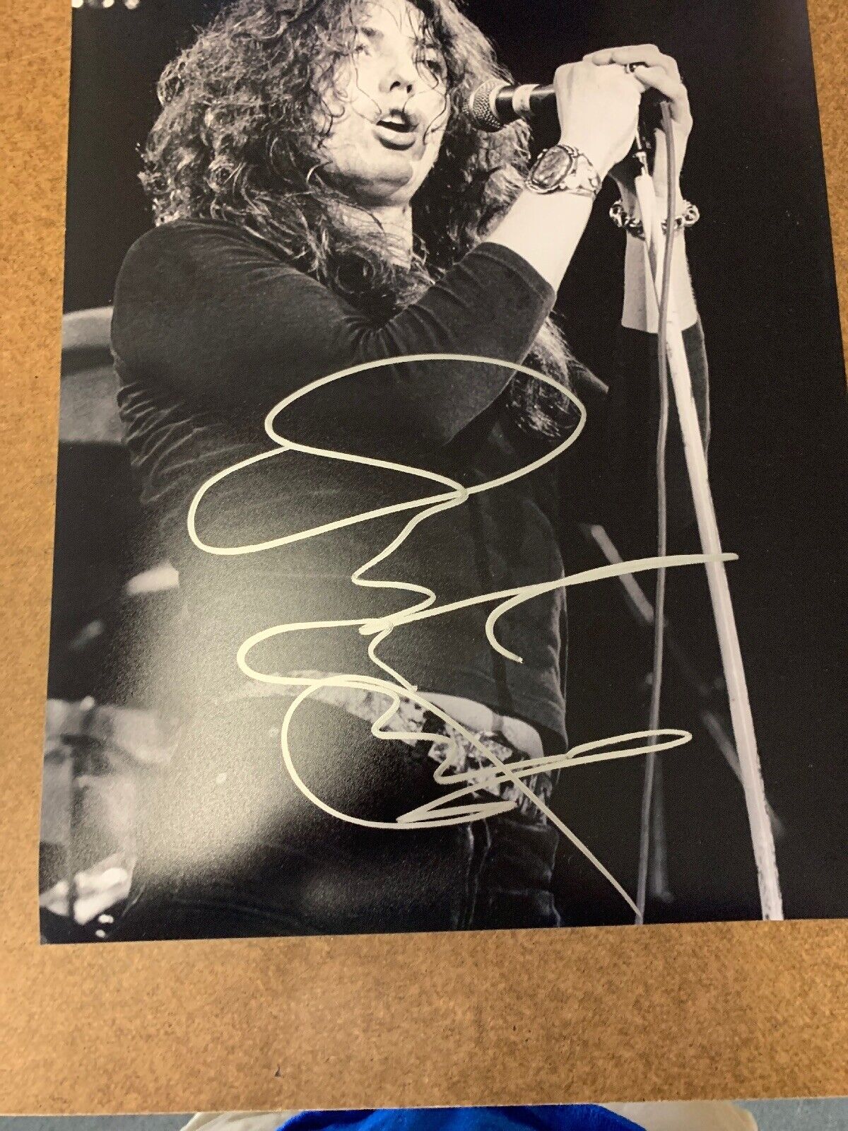 David Coverdale Autographed 11x14 Photo Poster painting Whitesnake Here We Go Again JSA