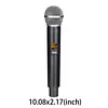 Professional Wireless Microphone with Receiver 2.4GHz Dynamic Handheld Microphones Rechargeable Condenser Microphone for Streaming & Live Performance