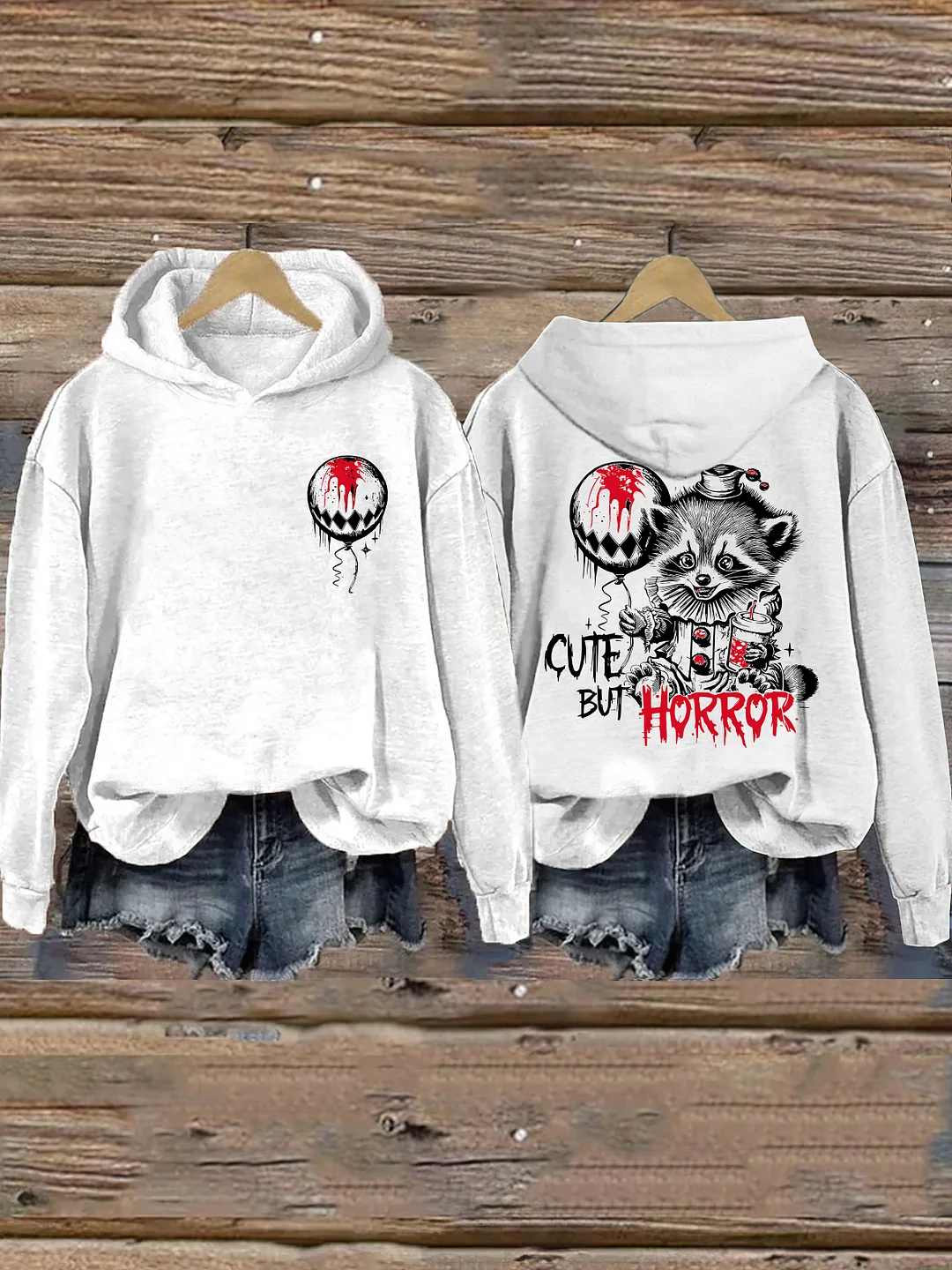 Cute But Horror Halloween Hoodie