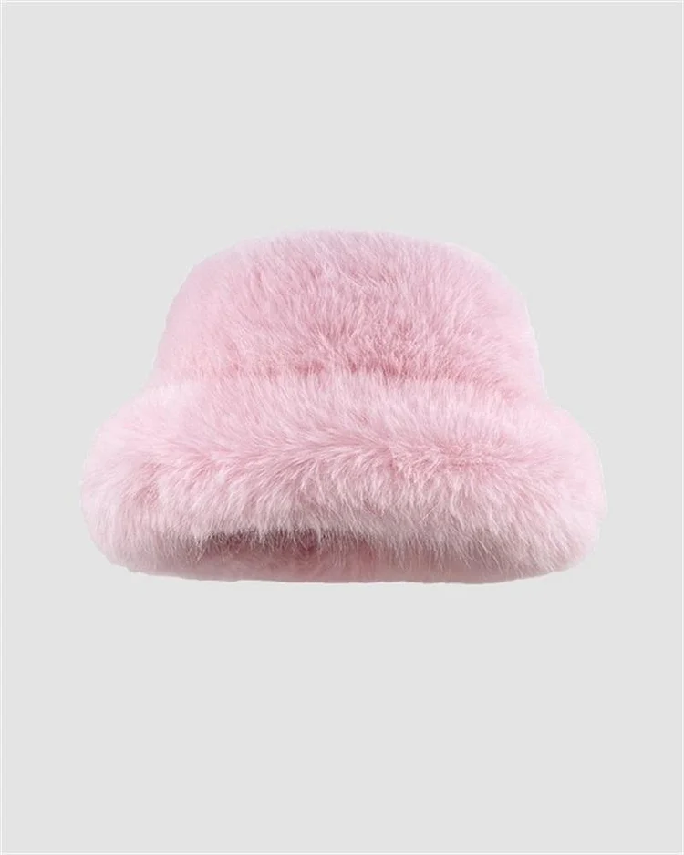 Fur Insulated Fisherman Basin Hat