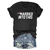 Married Into New England Patriots Tee