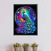 Diamond Painting-DIY Full Round Drill Peacock and Flowers（40*50CM)