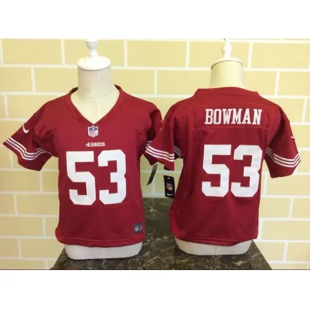 Toddler  San Francisco 49ers #53 NaVorro Bowman Red Stitched NFL Jersey