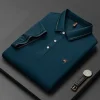 2023 New Men's High Quality Lapel Polo Shirt