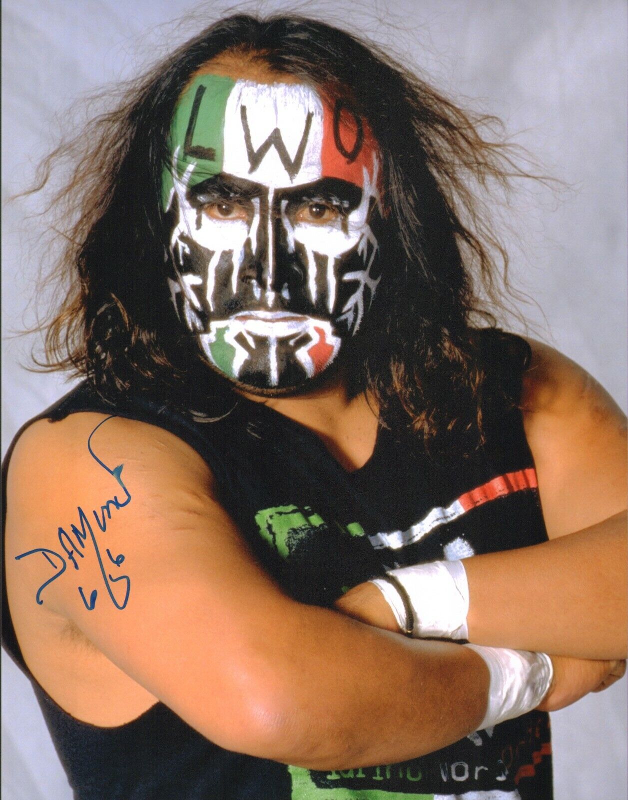 Damian 666 Signed 11x14 Photo Poster painting WCW LWO Picture Autograph Lucha Libre AAA FMW CMLL