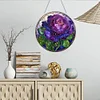 Diamond Painting PVC Glass Art Colorful Pattern Pendant Hanging Suncatcher for Indoor Outdoor