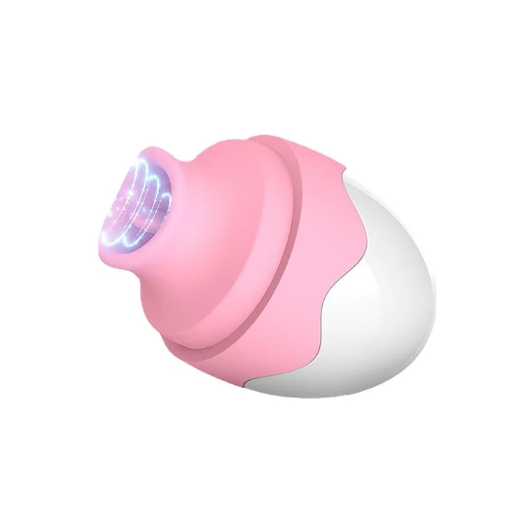 Egg Soft Silicone Tongue 7 Speed Sex Toys Clit Sucking Vibrator with Tongue