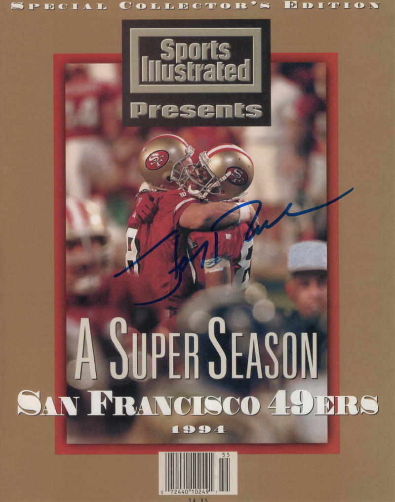 JERRY RICE SIGNED AUTOGRAPH 11x14 Photo Poster painting - SAN FRANCISCO 49ERS, JOE MONTANA