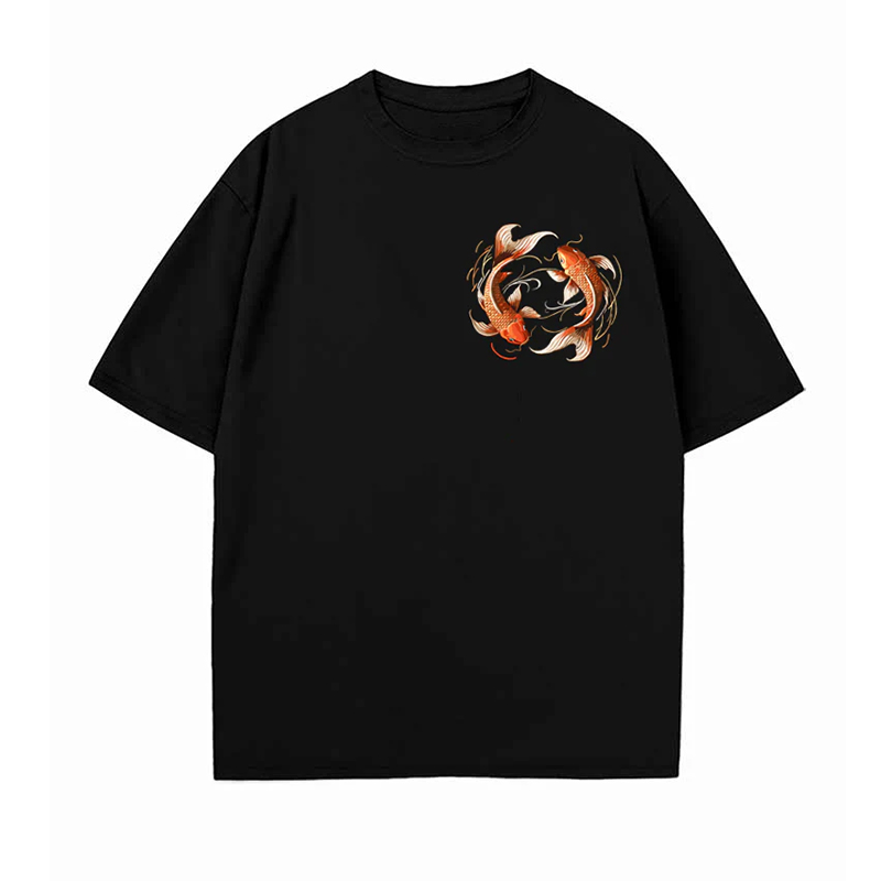 Oversized Casual Anime Print T-Shirt