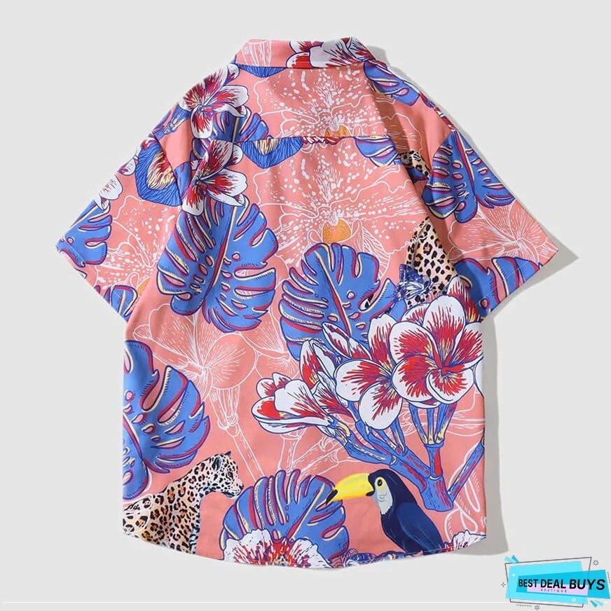 Flora And Fauna Print Shirt