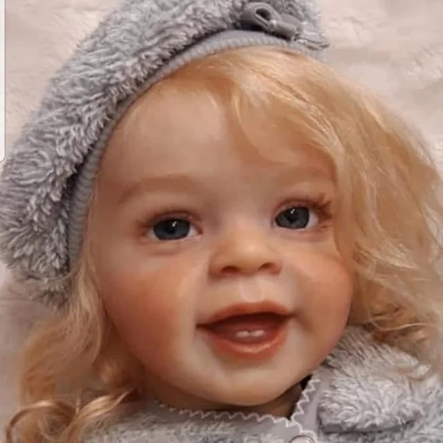  [This Is Yannick Baby] 20" Soft Weighted Body, Super Cute Lifelike Handmade Silicone Toddlers Reborn Girl Doll Fran with Two Teeth - Reborndollsshop®-Reborndollsshop®