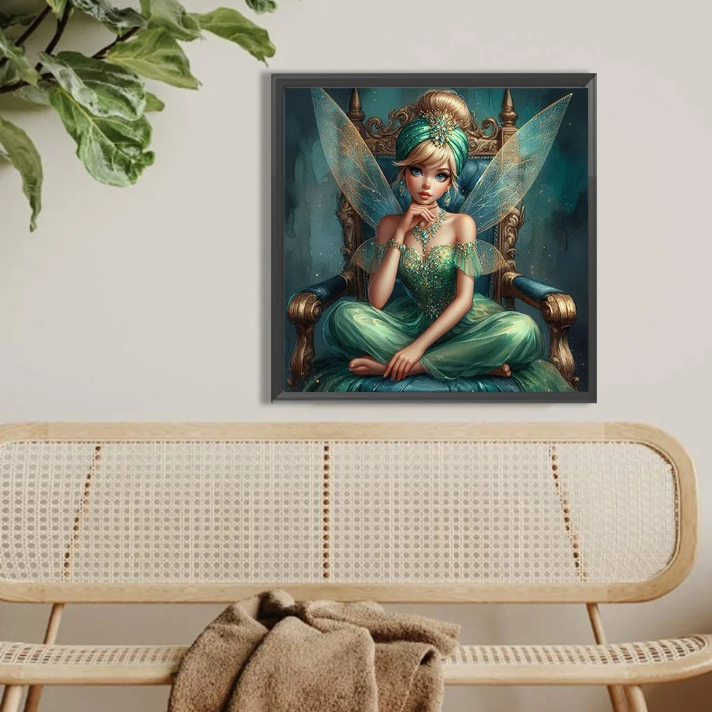 Diamond Painting - Full Round Drill - Tinker Belle(Canvas|40*40cm)
