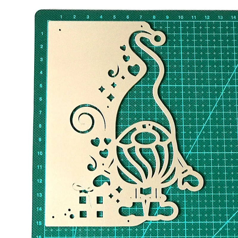 Metal Cutting Dies Christmas Border Knife Die Mold Stencils for Craft Scrapbook Greeting Card Making Decorative Die Template