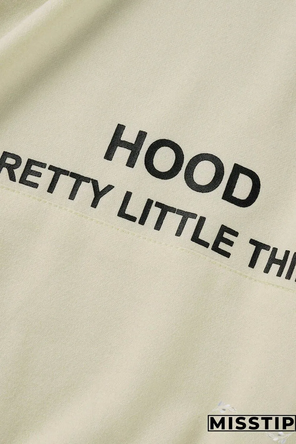 Blue Casual Letter Print Patchwork Hooded Collar Long Sleeve Two Pieces
