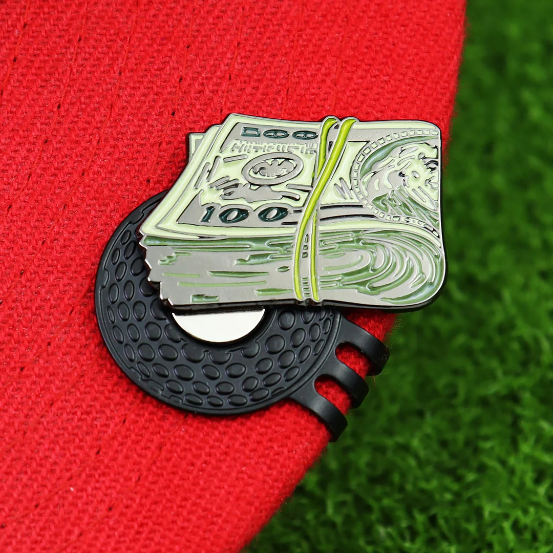 US Dollar Golf Ball Marker
