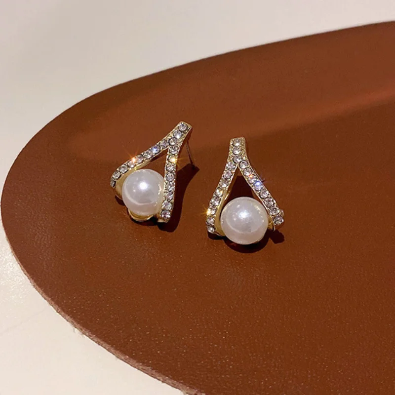 Zircon Water Drop Earrings