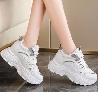 Women's Chunky Platform Breathable Sneakers  Stunahome.com