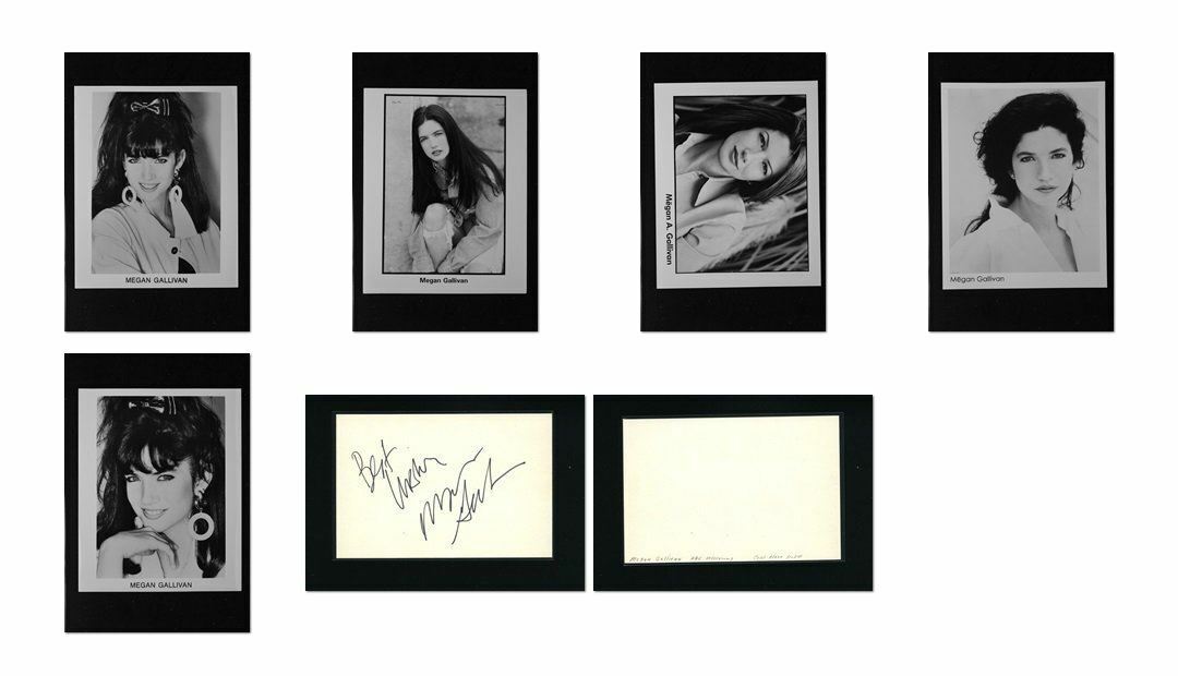 Megan Gallivan - Signed Autograph and Headshot Photo Poster painting set - Silk Stalkings