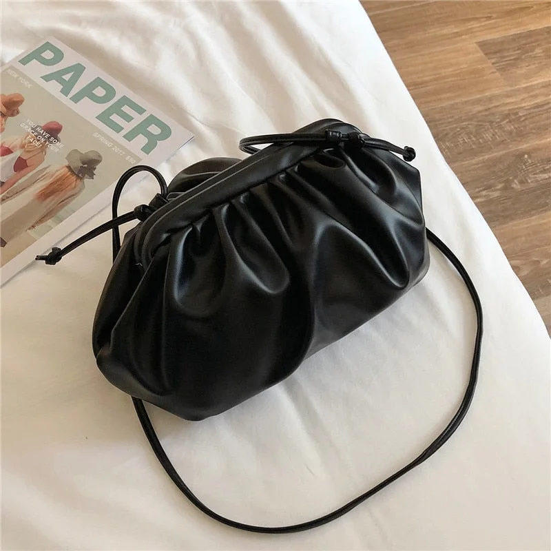 Women Simple Dumplings Messenger Bag Designer Retro 2022 New Fashion Cloud Female Crossbody Shoulder Bag Tide Handbag Clutch Bag