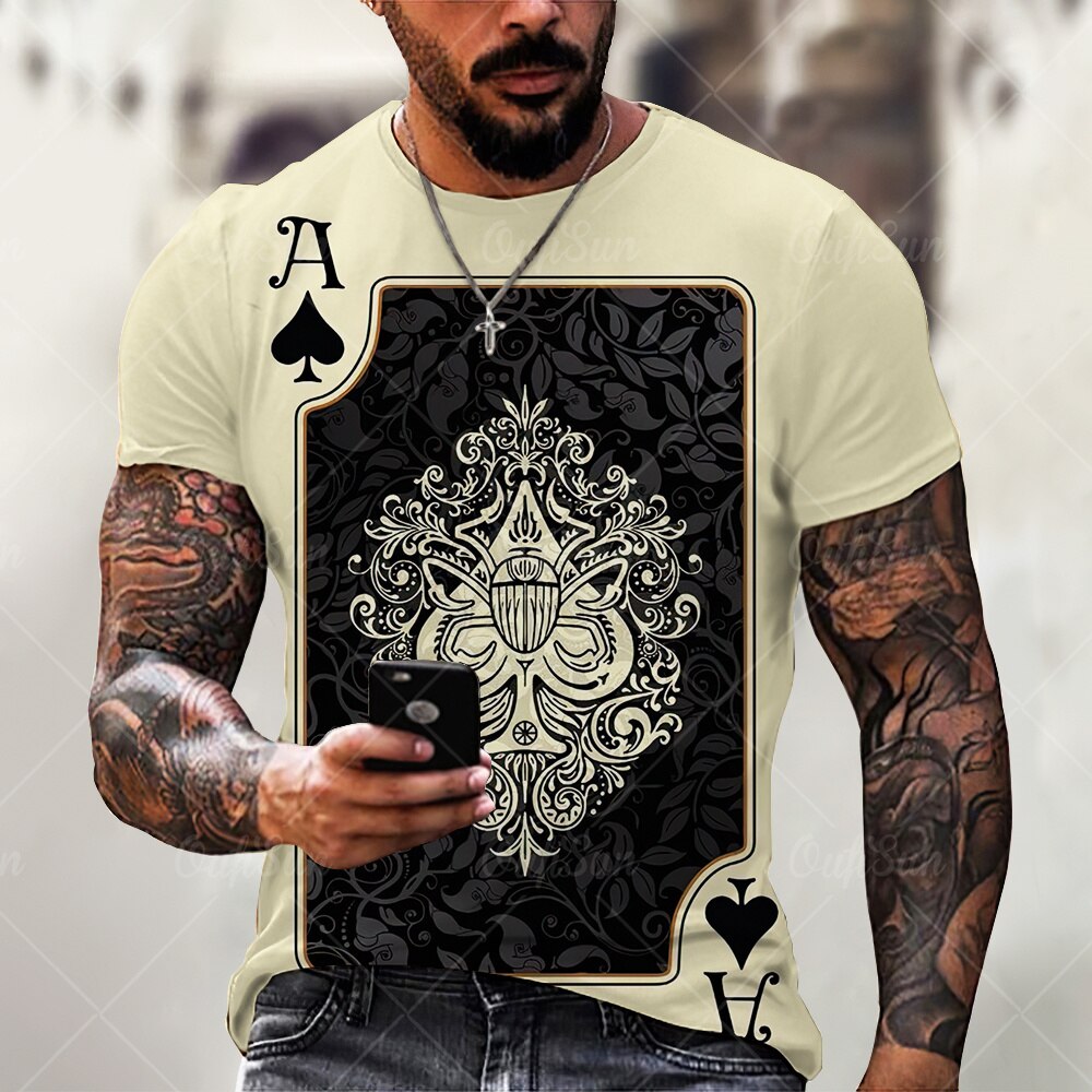 

Graffiti Spades - 3D Printed Men T Shirt, Xxl, 501 Original