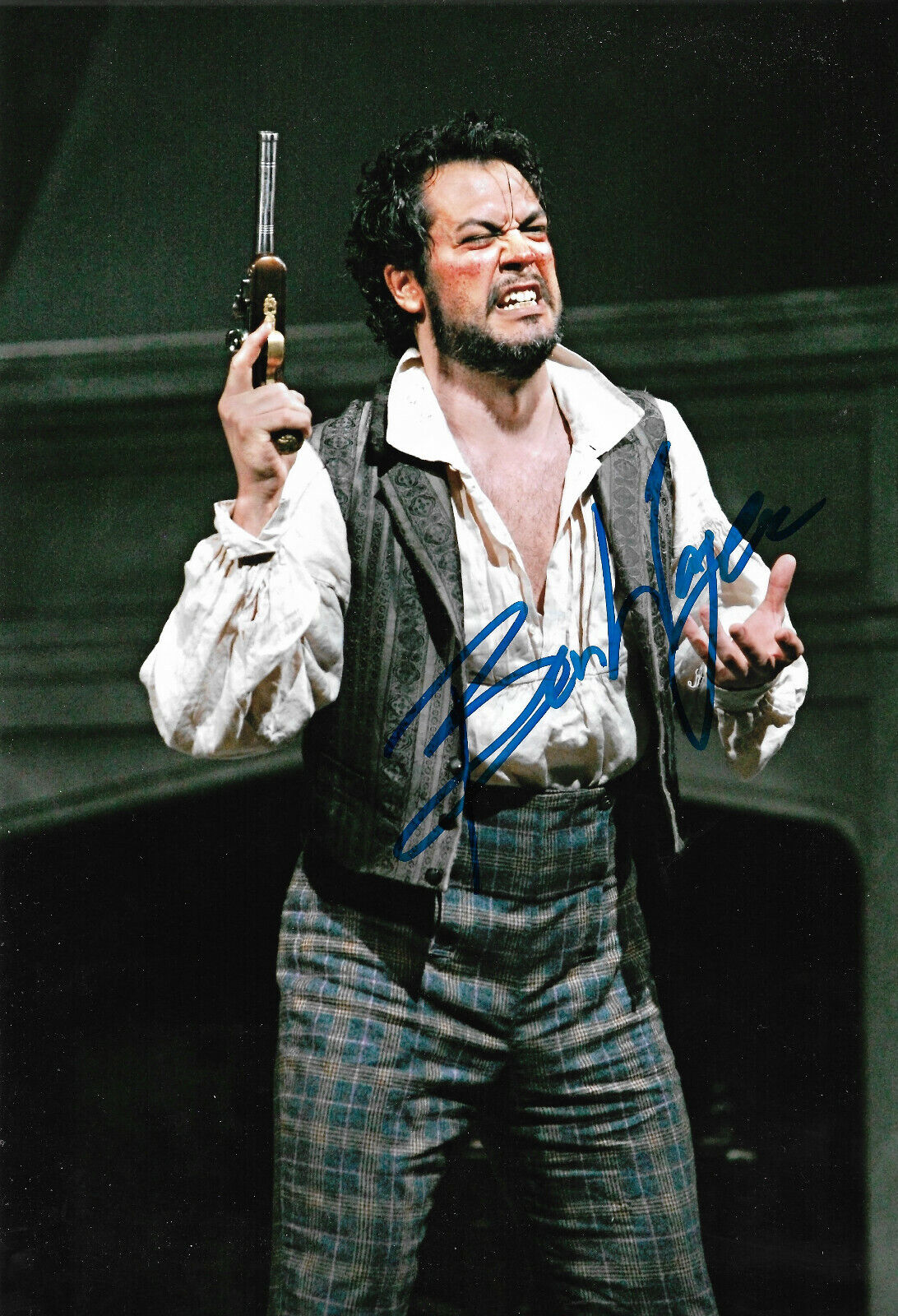 Ben Wager Opera signed 8x12 inch Photo Poster painting autograph