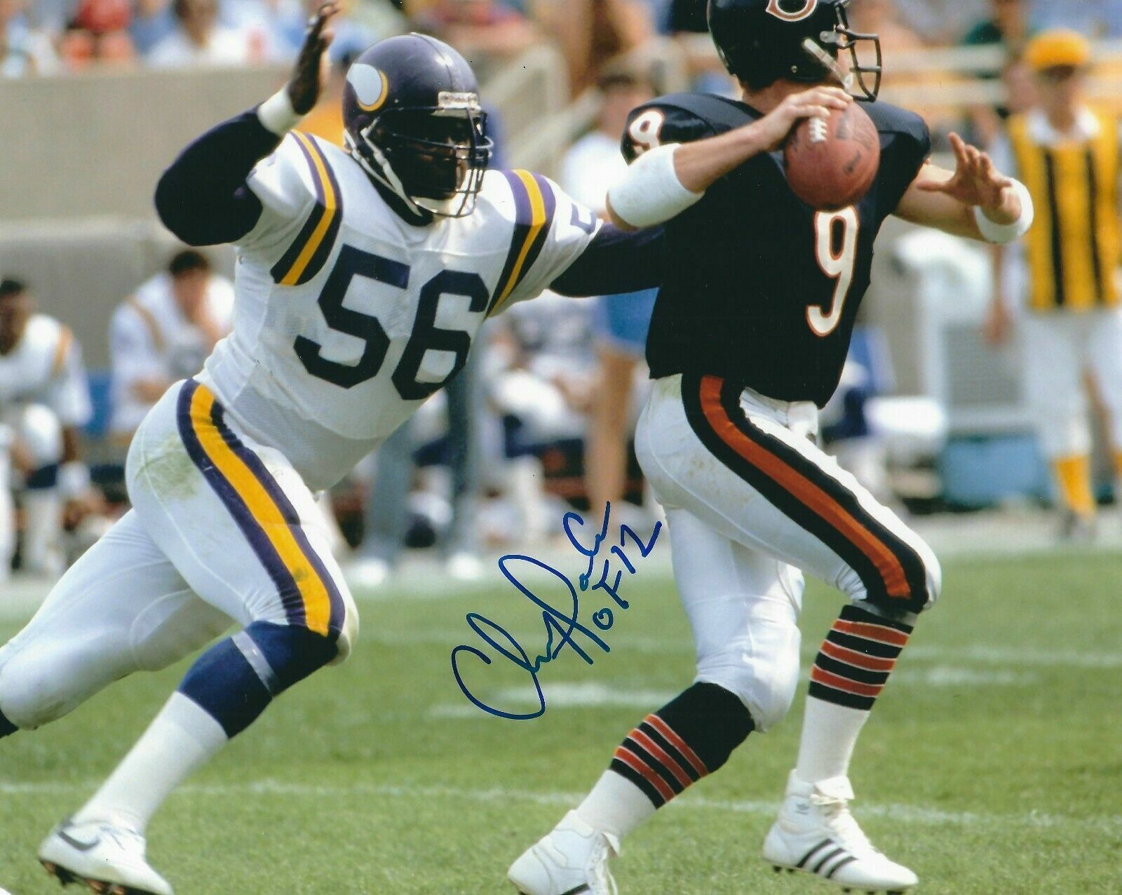 Chris Doleman Autographed Signed 8x10 Photo Poster painting ( HOF Vikings ) REPRINT