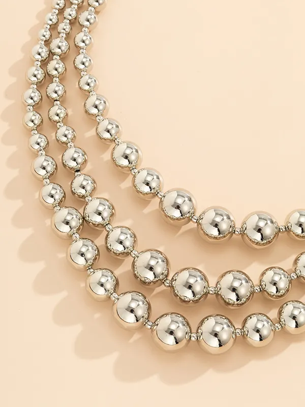 Original Cool Punk Multi-Layer Geometric Necklace: Unleash Your Edge