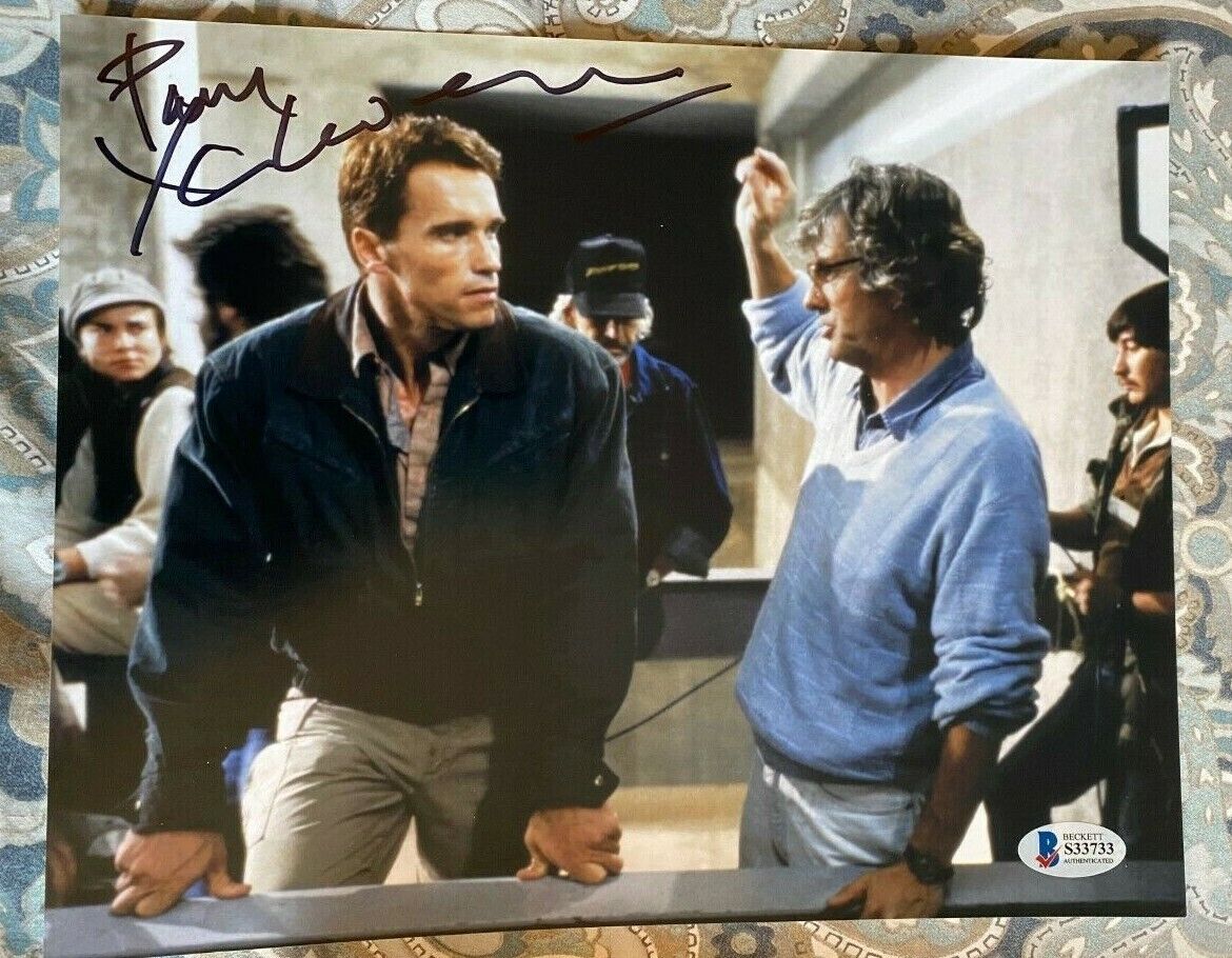 Paul Verhoeven signed autographed 8x10 Photo Poster painting Total Recall Schwarzenegger COA