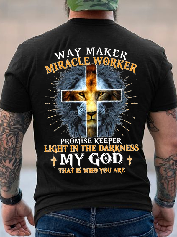 Lion Way Maker Miracle Worker T-Shirt