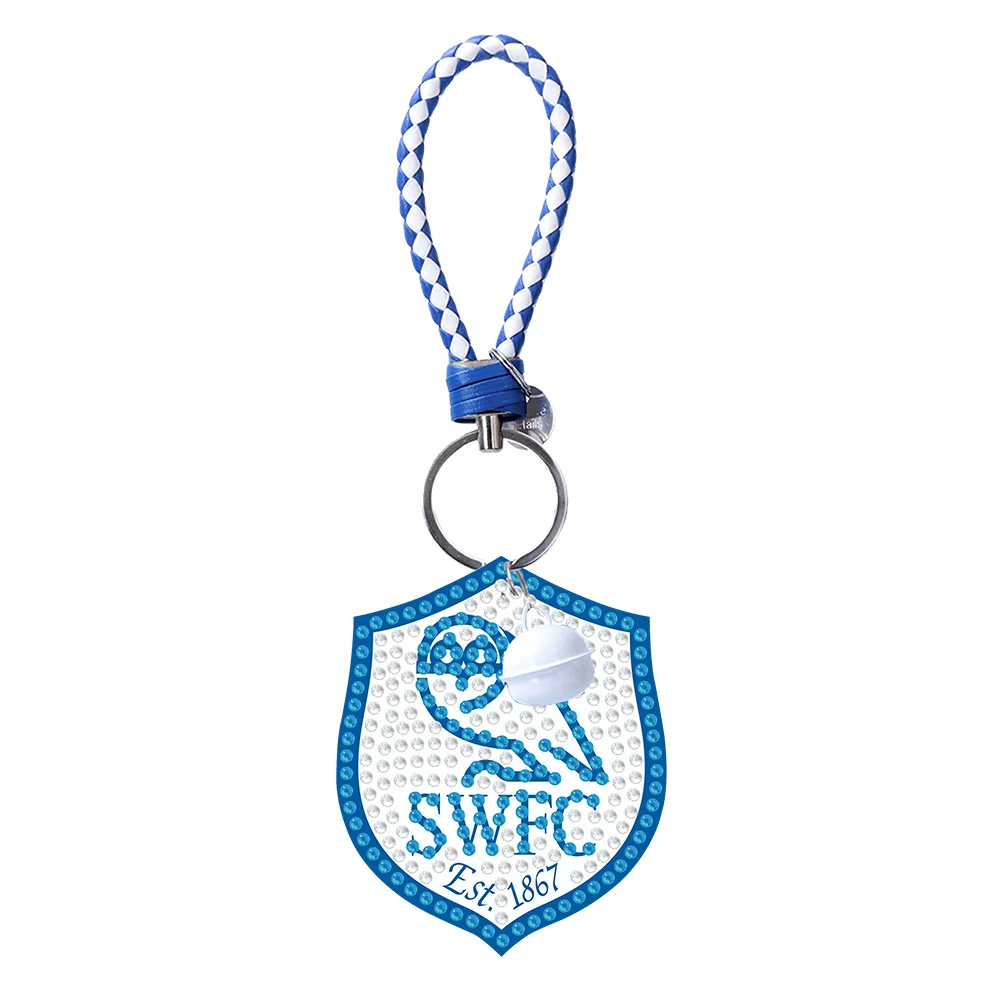Double Sided Special Shape Sheffield Wednesday Team Diamond Painting Keychain