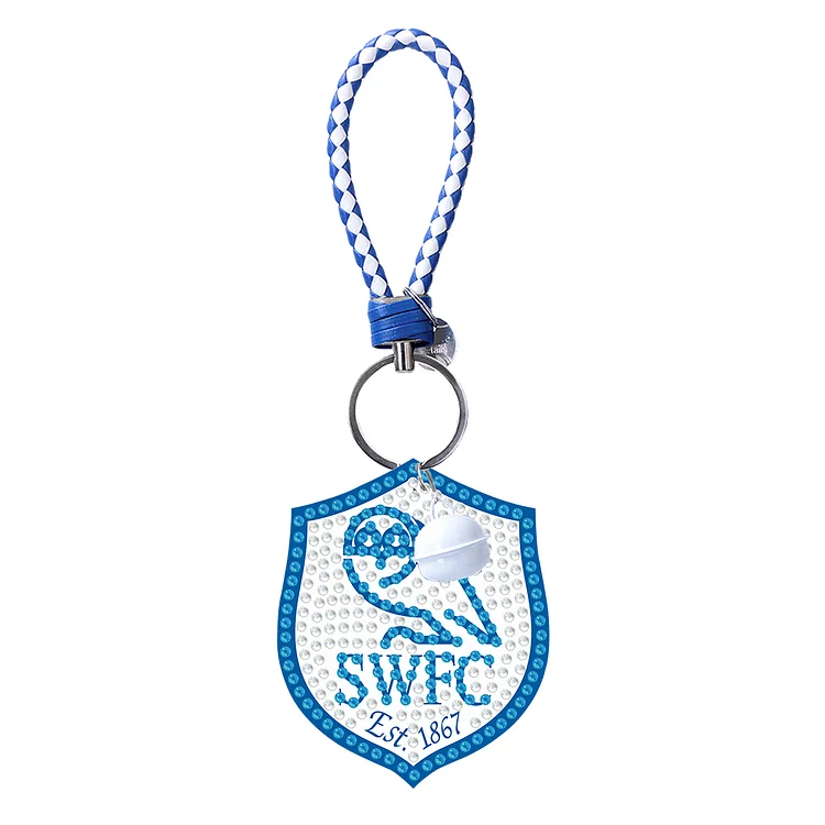 Double Sided Special Shape Diamond Art Keyring gbfke