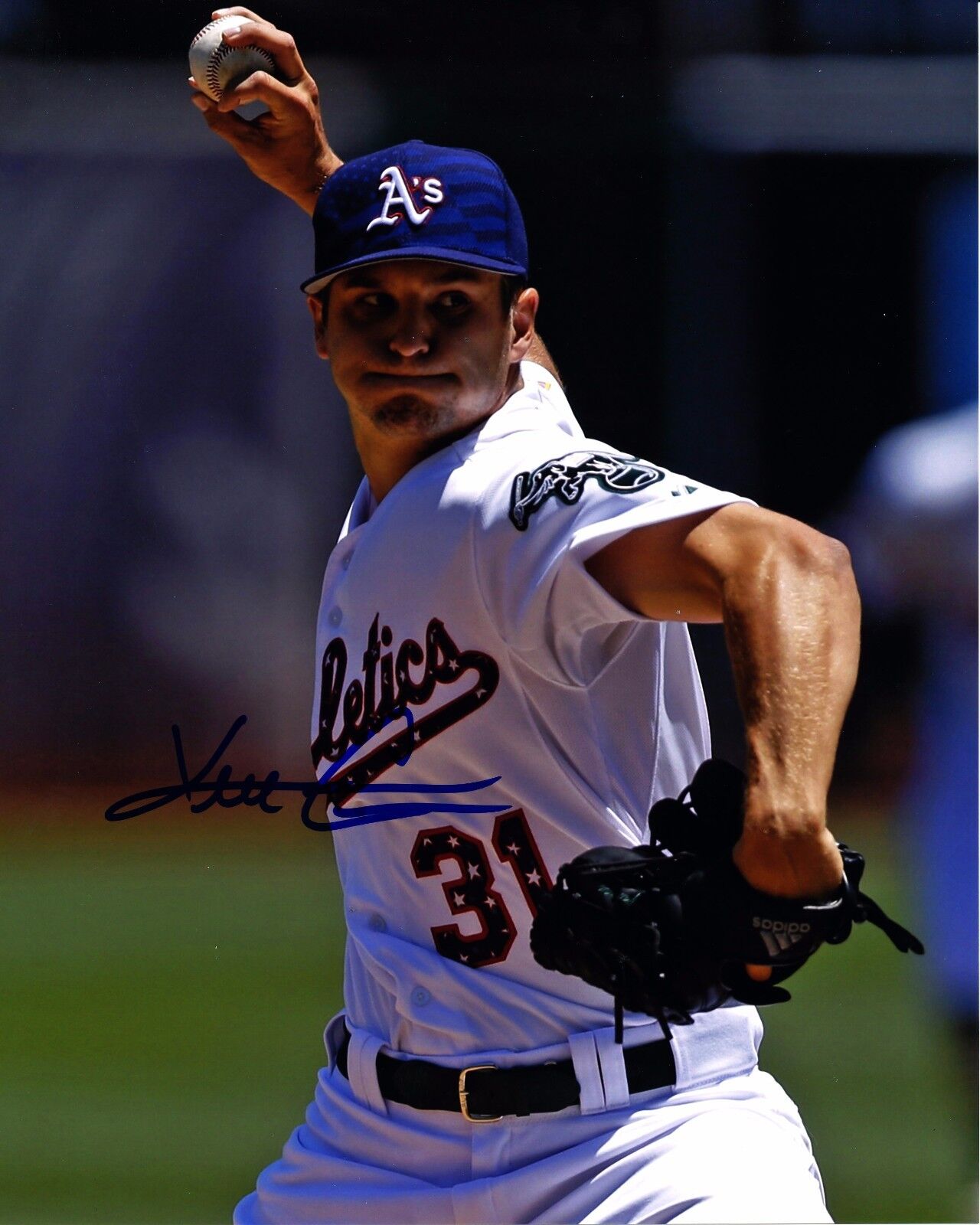 Kendall Graveman Autographed 8x10 Oakland A's#S647