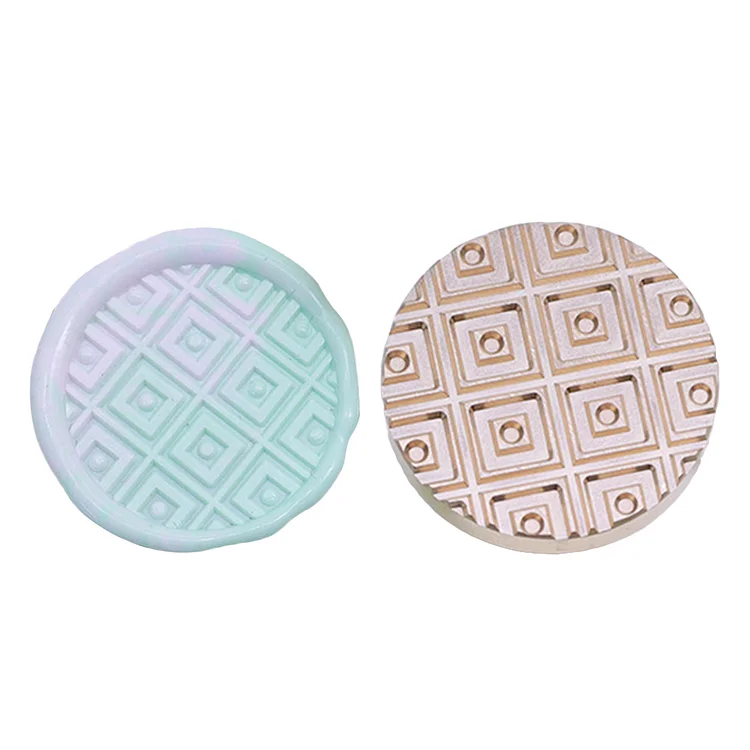 Diy Fire Lacquer Round Sealing Wax Stamp Head 25Mm gbfke