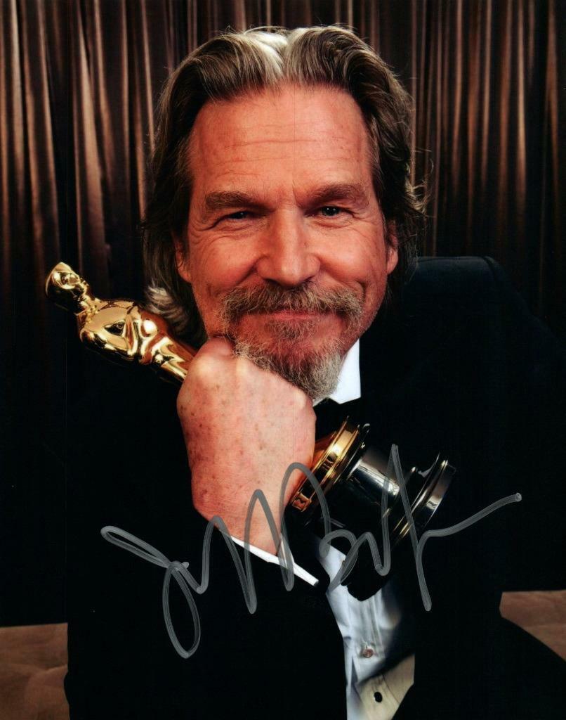 Jeff Bridges autographed 8x10 Picture Photo Poster painting signed Pic with COA