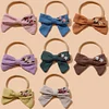 Cute Embroidery Flower Bowknot Hair Head Bands for Babies