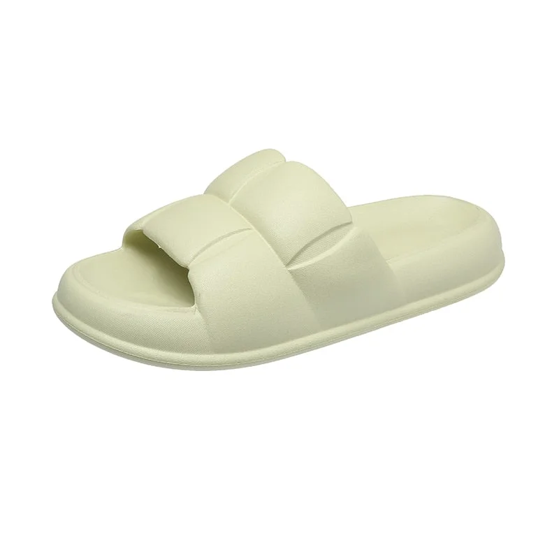 Rimocy 2022 Summer Slippers Women EVA Soft Sole Sandals Leisure Beach Shoes Woman Thick Platform Bathroom Home Slides Plus Size