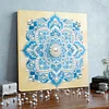 (30x30cm)DIY Pearl Painting Framed Mandala Handmade Pearl Material Art Kit Living Room Decor